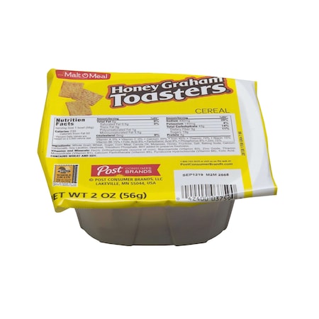 Malt O Meal Malt O Meal Honey Graham Toasters Cereal 2 oz. Bowl, PK48 03759